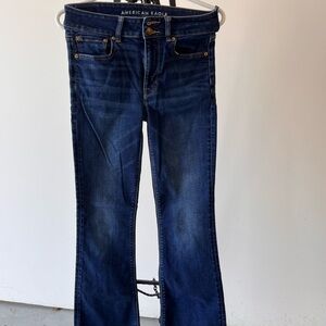 American Eagle Outfitters Dark Blue Boot Cut Jeans